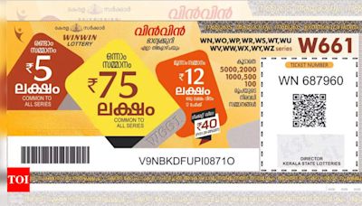 Kerala lottery results: Nirmal NR-399 winners for 27 September 2024; first prize Rs. 70 lakhs, 2nd prize Rs 10 lakh and third prize Rs. 1 lakh | Thiruvananthapuram News - Times of India