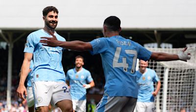 Man City stays in control of Premier League title race with 4-0 win at Fulham to take 2-point lead