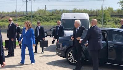 Il presidente della Repubblica Mattarella è arrivato in Calabria