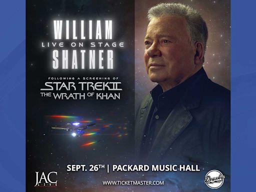 William Shatner to perform at Valley venue