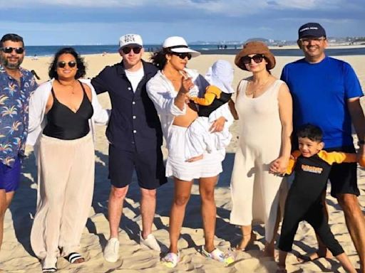 PICS: Priyanka Chopra in chill mood as she enjoys family time with Nick Jonas, Malti; don't miss mother-daughter's fun banter