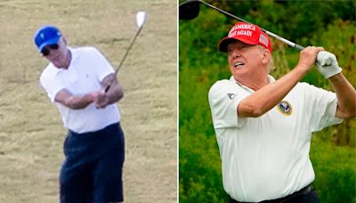 Biden and Trump clashed over golf at debate – but who really is the best golfer?