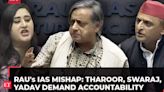 Tharoor, Swaraj, Akhilesh Yadav raise the tragic incident at Rau's IAS Study Centre in Lok Sabha