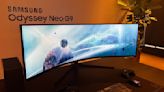 Samsung's new gigantic 57-inch gaming monitor is basically two 4K monitors side by side and it's glorious