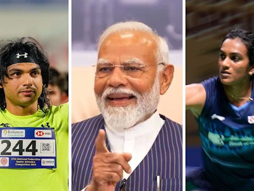PM Modi Interacts With Neeraj Chopra; PV Sindhu Hopes to Bring Back Gold Medal from Paris Olympics - News18