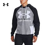 全新正品 Under Armour 經典標誌大學帽T UA厚刷毛連帽上衣 男士L