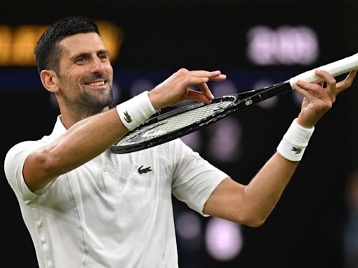 When is Novak Djokovic playing Wimbledon semi-final against Lorenzo Musetti?