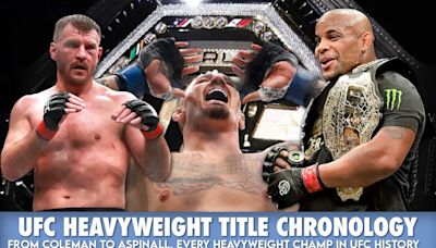 UFC heavyweight title history: Mark Coleman, Stipe Miocic, Daniel Cormier and more