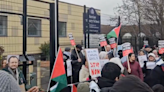 Primary school forced to close as parents stage protest over boy ‘reprimanded for wearing Palestine badge’
