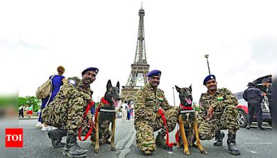 Indian K9 squad on duty at Paris Games | India News - Times of India