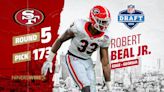 Former UGA OLB Robert Beal selected in 2023 NFL draft