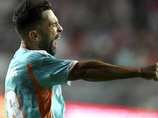 MLS: Jordi Alba delivers winner in Inter Miami’s 2-1 victory over Chicago Fire