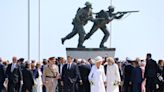 D-day latest: Europe urged to fight Putin for ‘as long as it takes’ in 80th anniversary speech