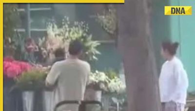 Virat Kohli spotted with son Akaay at a flower shop in London, video goes viral