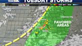 Tuesday storm chance looms, but not statewide