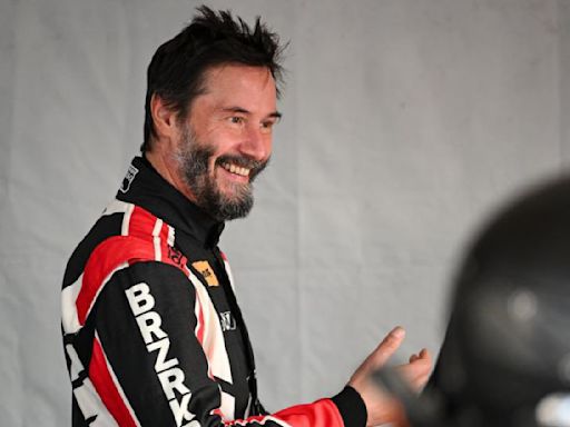 Keanu Reeves Spins Out Amid Pro Auto Racing Debut At Indianapolis Motor Speedway