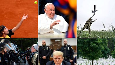 O mundo em 15 fotos; Papa Francisco, Rolland Garros e julgamento de Trump