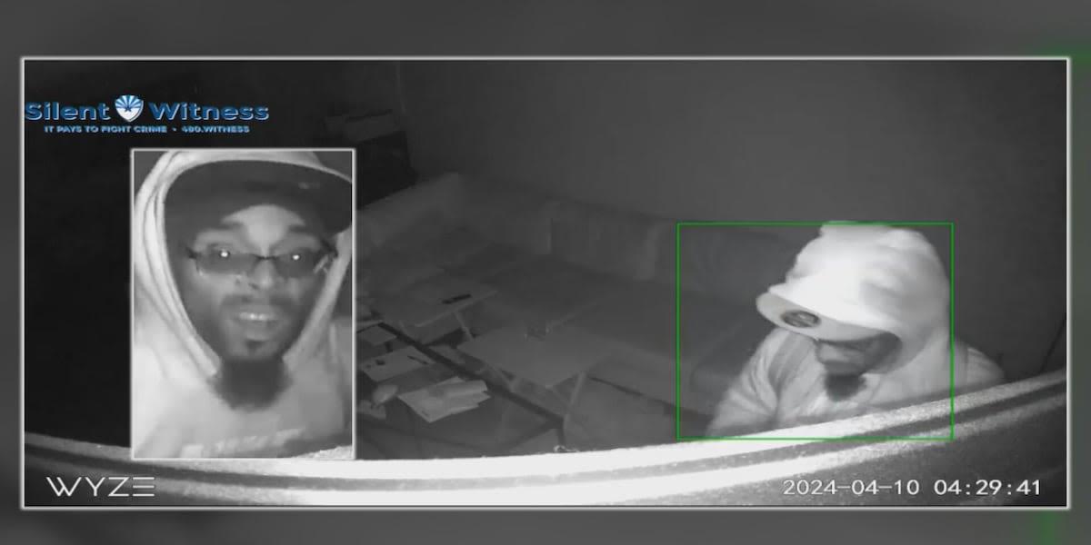 Home surveillance video catches Mesa burglary suspect, Silent Witness asking for tips