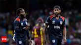 'At end of the day, we needed...': Aaron Jones reflects on USA's defeat against West Indies | Cricket News - Times of India