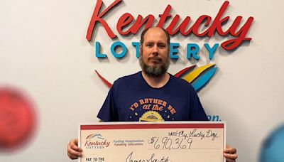 Bardstown man wins more than $690,000 jackpot on Kentucky Lottery Quick Pick tickets