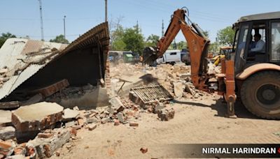 800 cops, dozens of excavators deployed in demolition drive near Somnath Temple