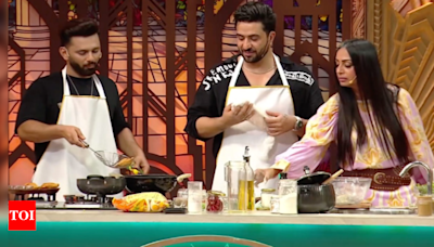 Laughter Chefs: Aly Goni and Rahul Vaidya struggle to make samosas and jalebis; Bharti Singh says, 'Ye jalebiyan chashni mein nahi...' | - Times of India