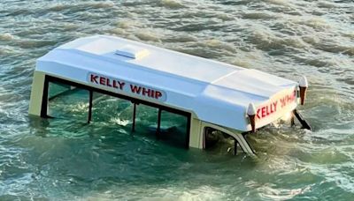 Major update after ice cream van swept out to sea on Cornish beach