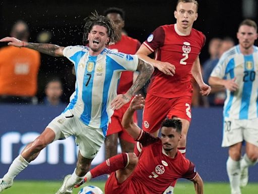 Un hincha de Canadá FULMINÓ en redes a Rodrigo De Paul tras el triunfo de Argentina en la Copa América y se volvió viral