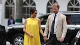 Meghan Markle Wears Daffodil Yellow Dress for Meeting at State Governor House in Lagos