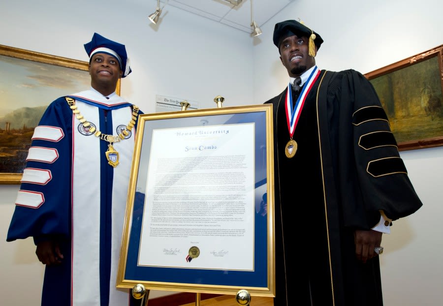 Pressure mounts for Howard University to rescind Diddy’s honorary degree following allegations of abuse