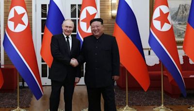 Vladimir Putin and Kim Jong-Un sign invasion terrifying new deal