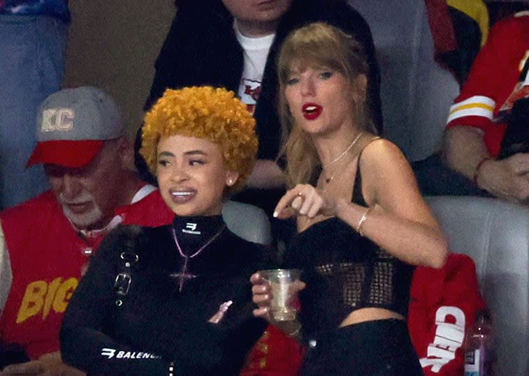 Ice Spice Blows off Taylor Swift Hate From Fans During Rolling Loud Europe Performance With A Kiss