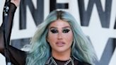 Kesha Performs in Cut-Out Leather & Chain Harness Outfit and Boots For Stonewall Inn Pride Performance in NYC