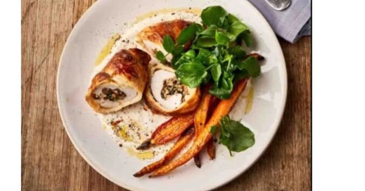 Jamie Oliver's air fryer chicken and mushroom pastry parcels recipe