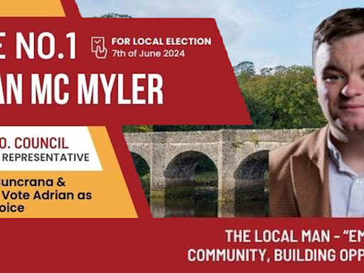 10 reasons why you should consider Adrian Mc Myler as your No. 1 vote in Buncrana - Donegal Daily