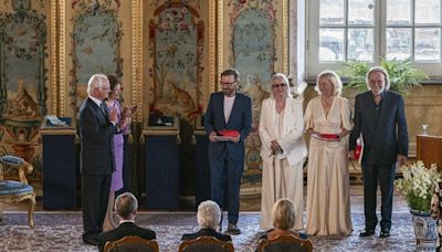 ABBA reunites for Swedish knighthood