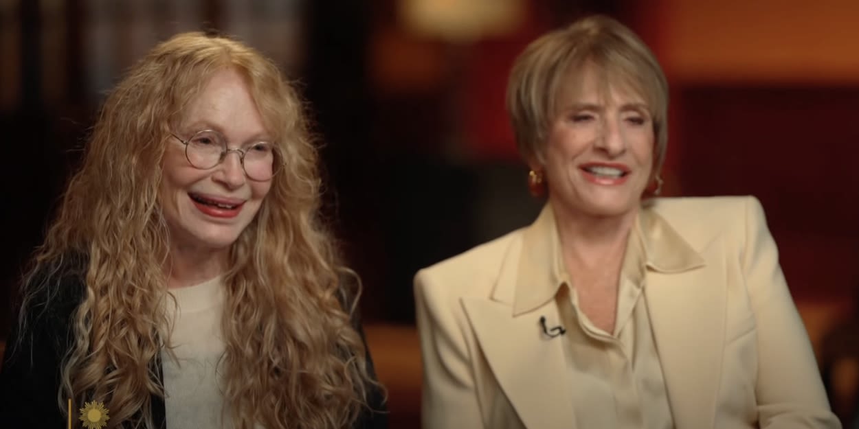 Video: Patti LuPone and Mia Farrow Talk THE ROOMMATE on CBS SUNDAY MORNING