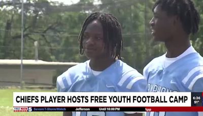 Chiefs LB Darius Harris offers free football camp for kids