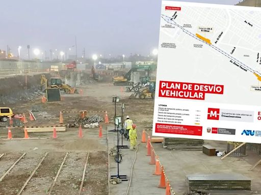 Línea 2 del Metro de Lima: desde junio aplicarán desvío vehicular por nuevas estaciones en el Callao