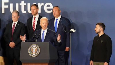 Watch: Biden introduces Ukraine’s Zelenskyy as ‘President Putin’ at NATO Summit | World News - The Indian Express