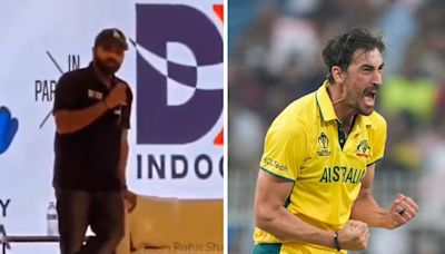 ‘Calm Down Guys’: Rohit Sharma's Cheeky Response After Fans Heckle Indian Skipper With Mitchell Starc Chants - WATCH - News18