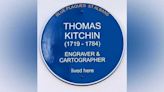 Blue plaque honours 'prolific' royal mapmaker