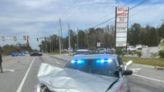 Glynn County Sheriff’s deputy injured in crash involving stolen car traveling over 100 MPH