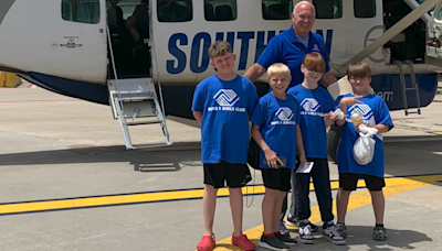 Good deeds give four boys wings: Boys & Girls Club launches 'Experience of a Lifetime' with first flight experience