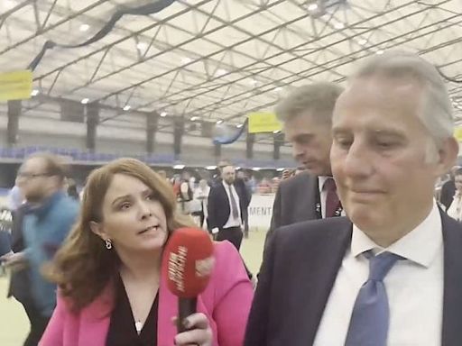 Ian Paisley Jr refuses to speak to the media