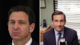 Someone made a hyper-realistic deepfake of Ron DeSantis as Michael Scott from 'The Office' wearing women's clothes. It's the latest instance of AI being weaponized to take DeSantis down.