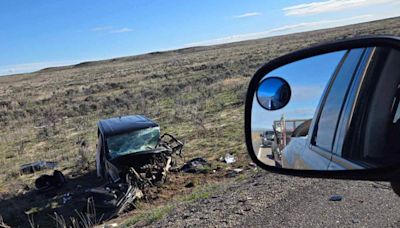 Two people hospitalized after serious crash near INL puzzle - East Idaho News