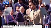 VIDEO: Travis Kelce Had A Hysterical Moment With President Joe Biden During Chiefs' Visit To The White House