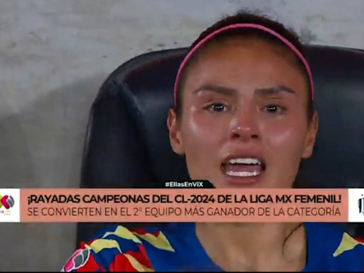 Karen Luna y su enojada reacción a la cámara que la tomó llorando tras fallar su penal en el Rayadas vs América