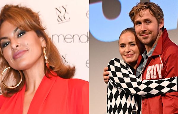 Eva Mendes Addresses Partner Ryan Gosling Kissing Emily Blunt in ‘The Fall Guy’